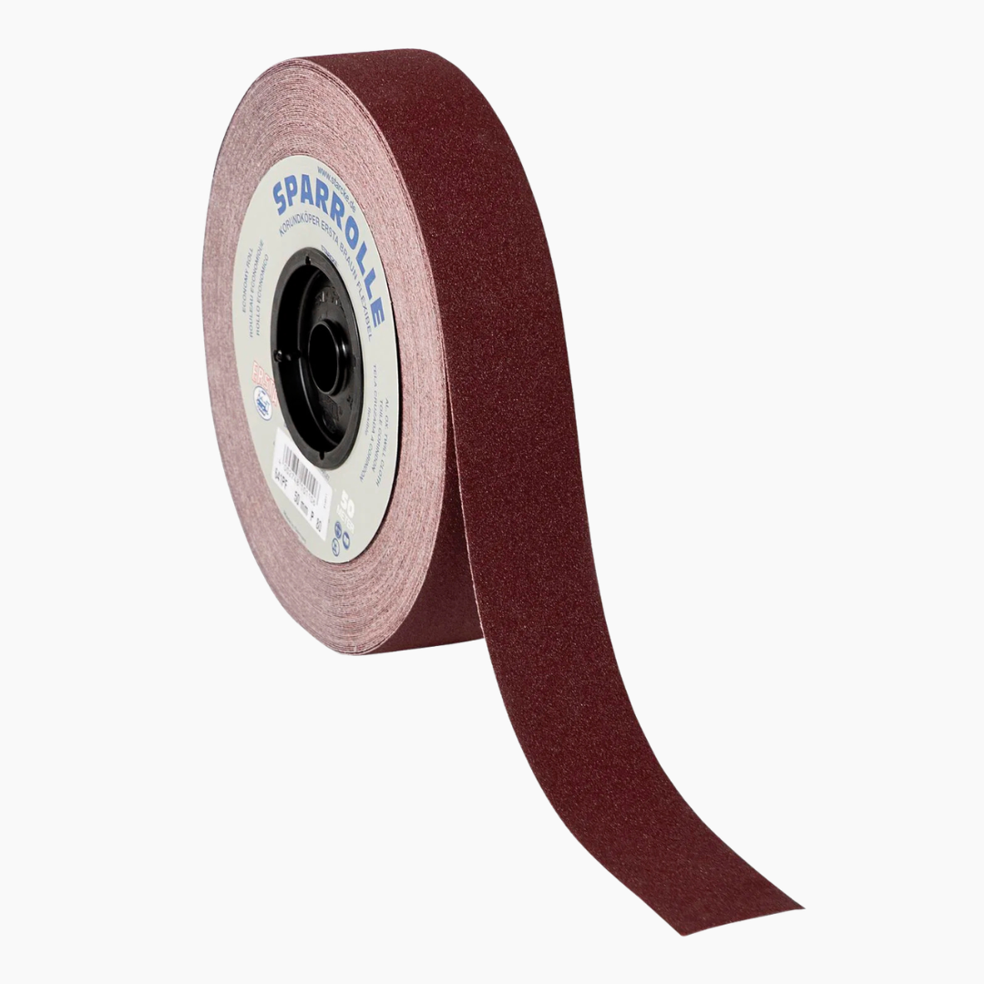 Schuurlinnen rol 50mm x 50 meter P120