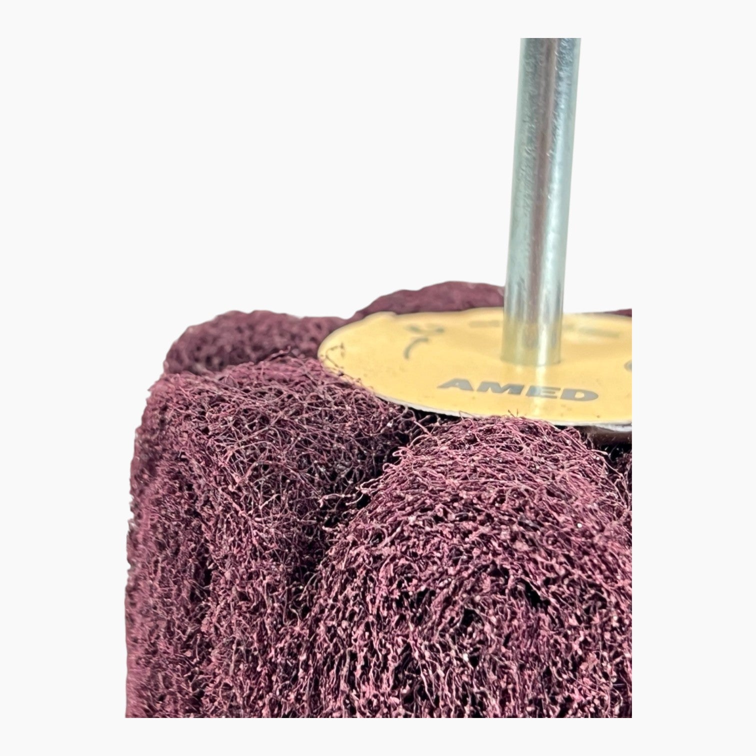 Waved borstel op stift 50 x 80 x 6 mm