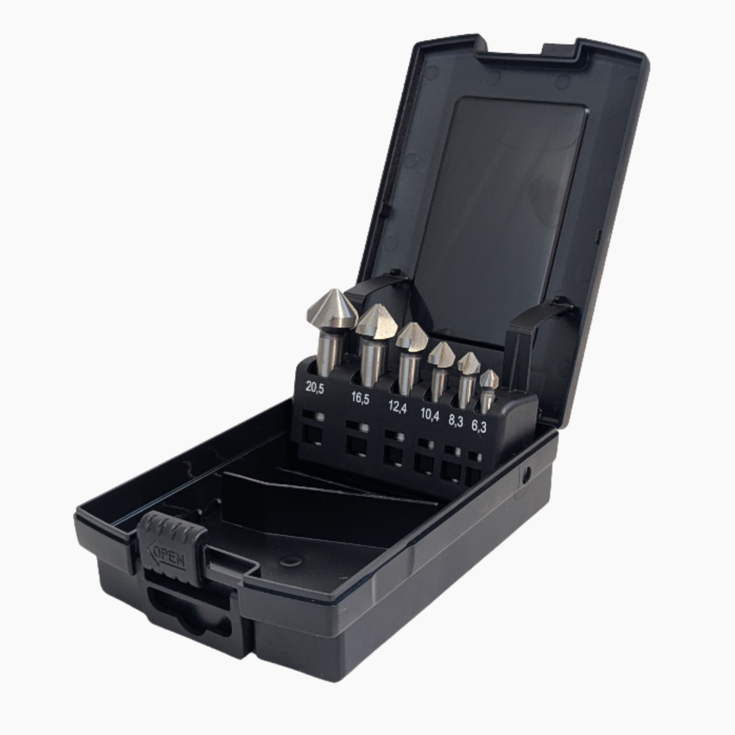 ST Senkerbohrer-Set 6-teilig – HSS – Ø 6,3 bis 20,5 mm